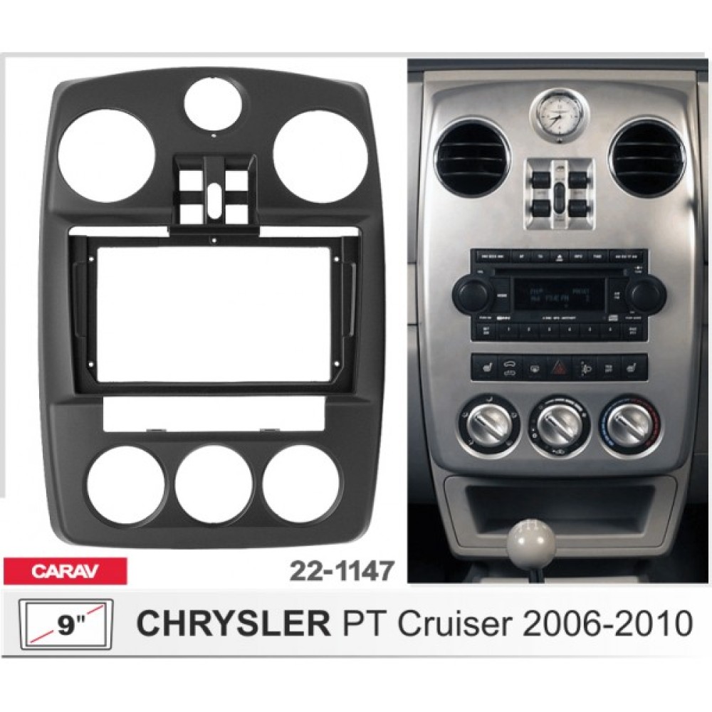 Sistem multimedia audio BORD 22-1147: 9-inch CHRYSLER PT CRUISER 2006-2010 - A10D