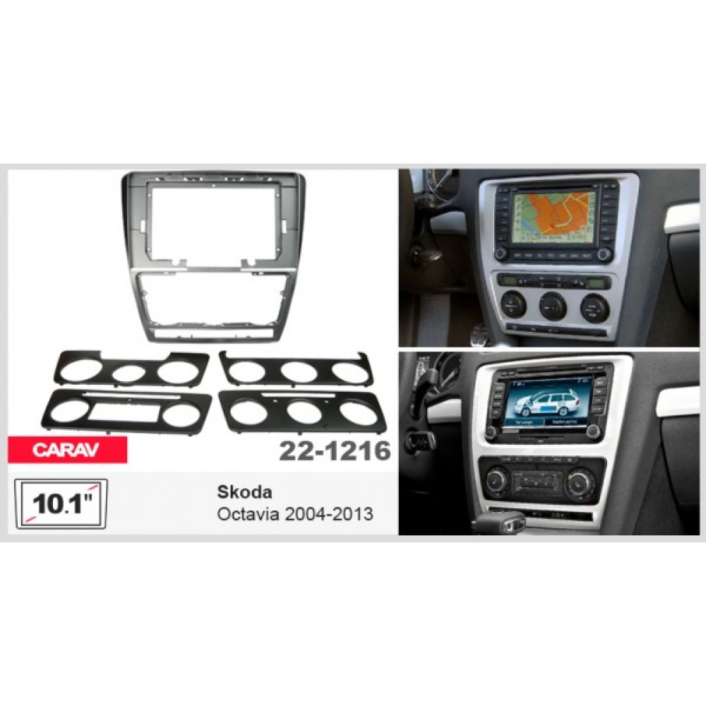 Sistem multimedia audio BORD 22-1216: 10.1-inch SKODA OCTAVIA 2004-2013 - A10D