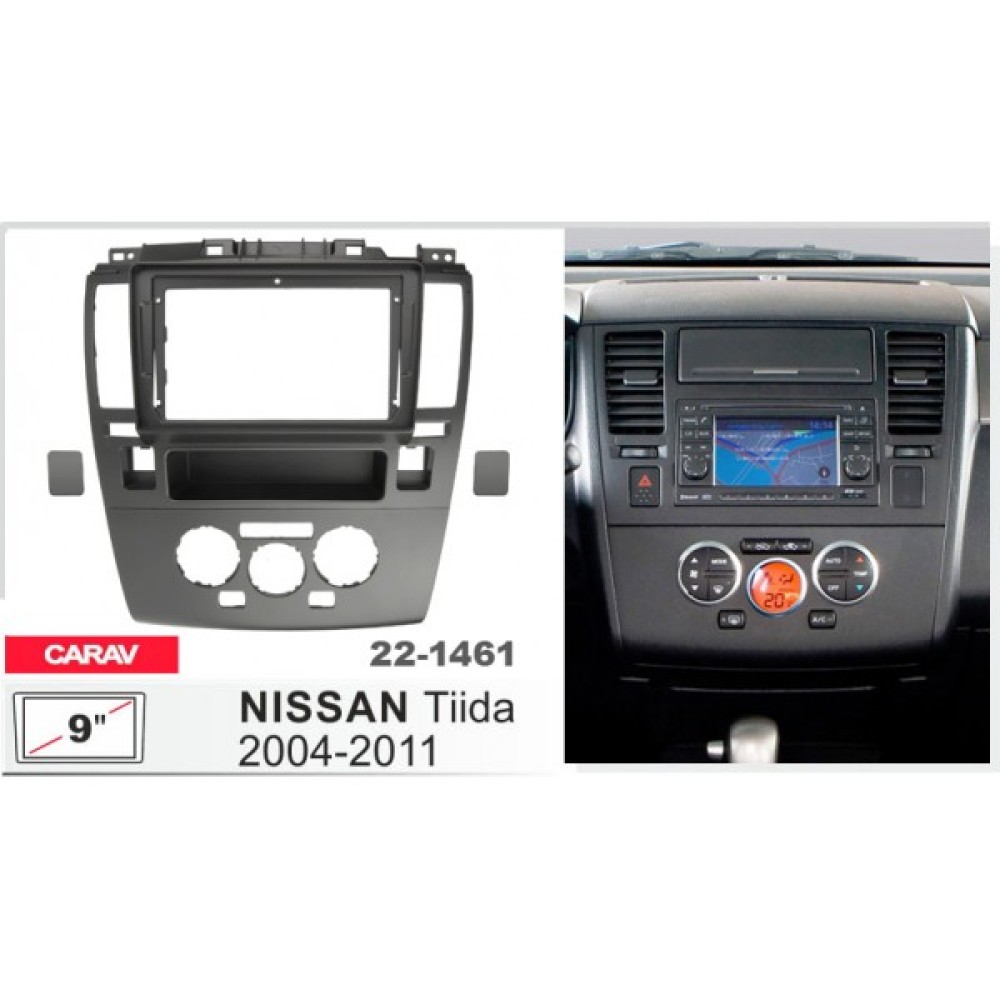 Sistem multimedia audio BORD 22-1461: 9-inch NISSAN TIIDA 2004-2011, VERSA 2007-2012 - A10D