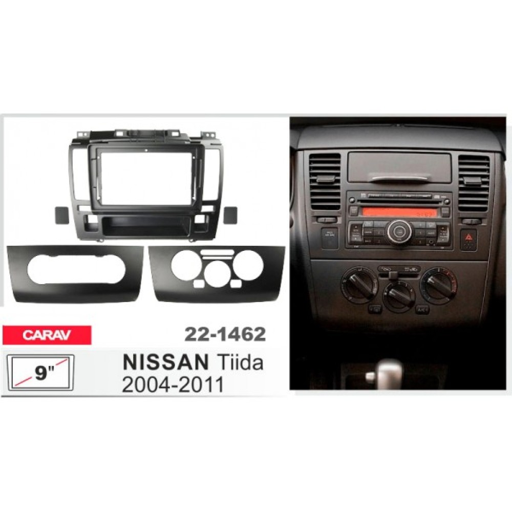Sistem multimedia audio BORD 22-1462: 9-inch NISSAN TIIDA 2004-2011, VERSA 2007-2012 - A09D