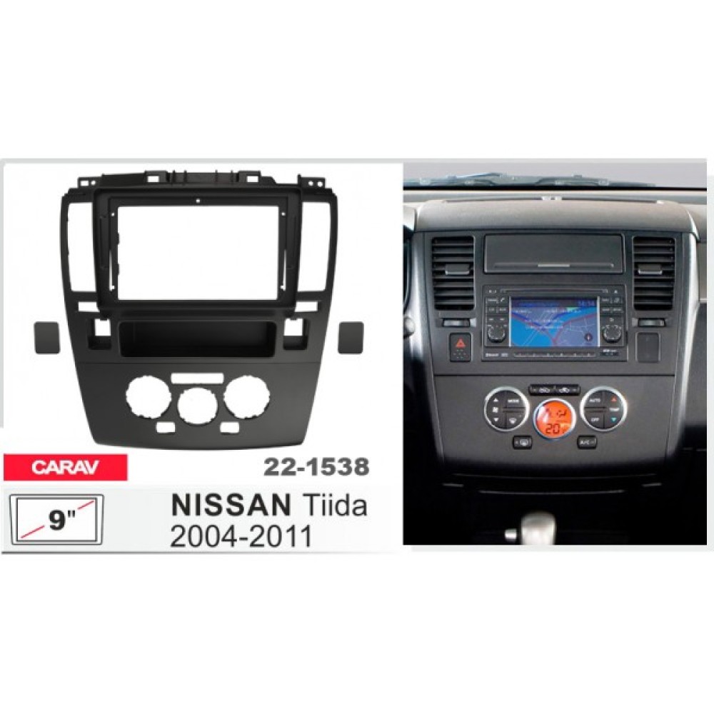 Sistem multimedia audio BORD 22-1538: 9-inch NISSAN TIIDA 2004-2011, VERSA 2007-2012 - A09D