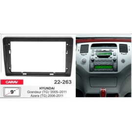 Sistem multimedia audio BORD 22-263: 9-inch HYUNDAI GRANDEUR 2005-2011, AZERA 2006-2011 - A10D