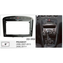Sistem multimedia audio BORD 22-352: 9-inch PEUGEOT 308 2007-2013, 408 2011-2021 - N10Pro
