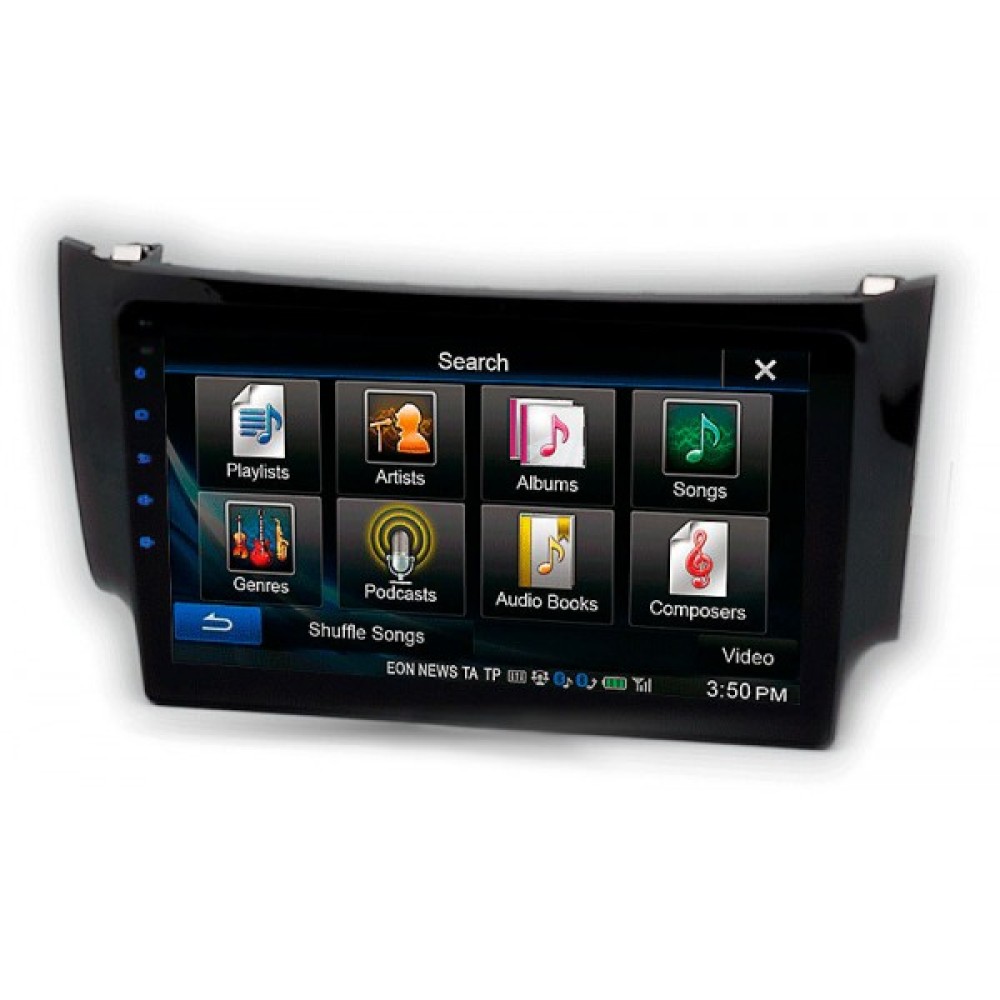 Sistem multimedia audio BORD 22-477: 10.1-inch NISSAN SENTRA, SYLPHY 2012-2021, PULSAR (NB17) 2013-2018, TIIDA (C13R) 2015 - A10D